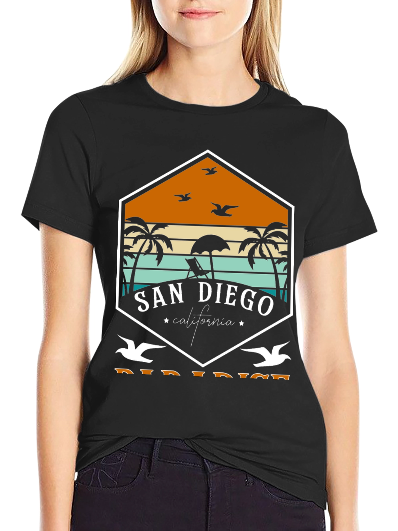 San Diego Paradise Tee - Retro Beach T-Shirt