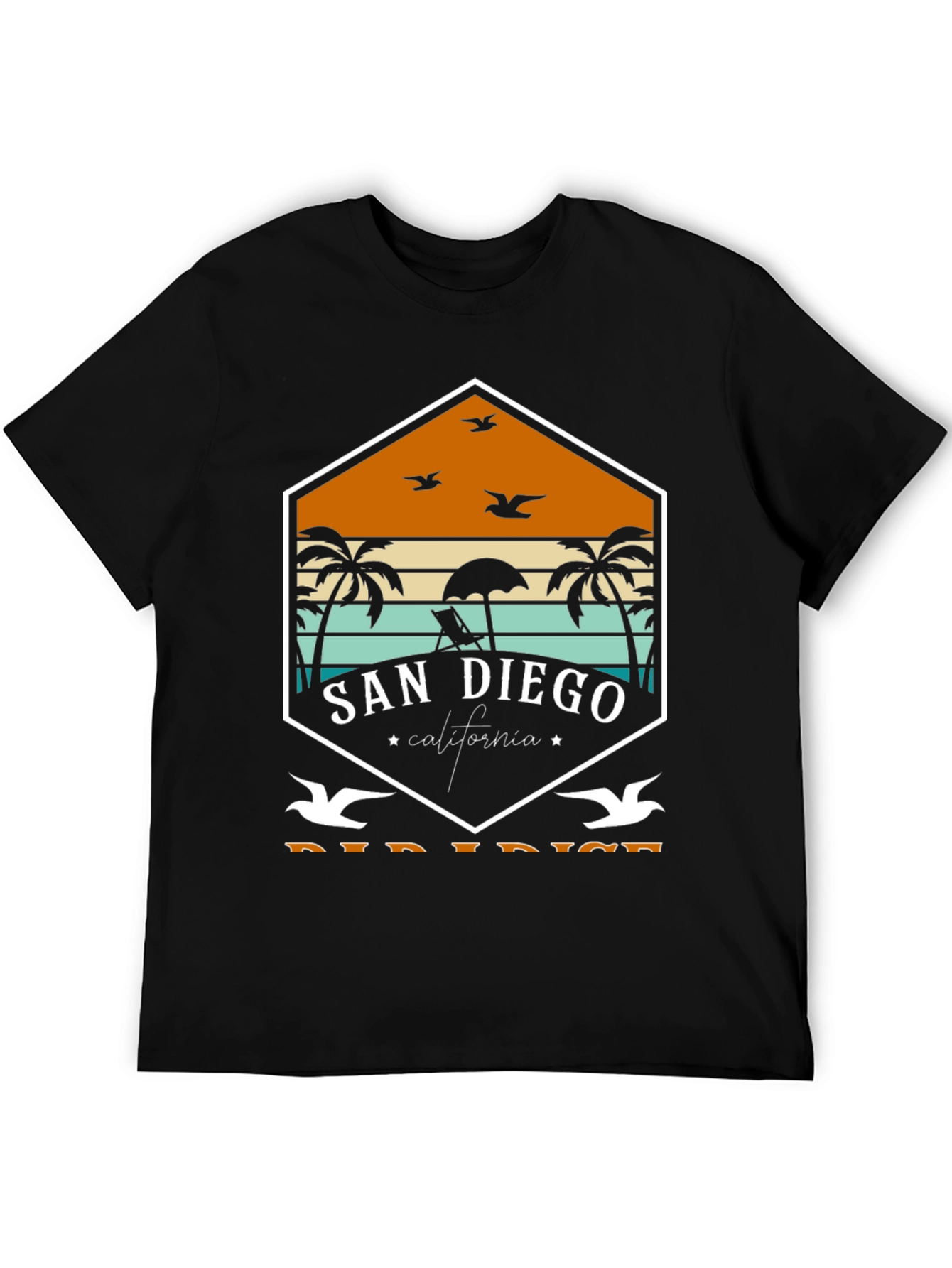 San Diego Paradise Tee - Retro Beach T-Shirt