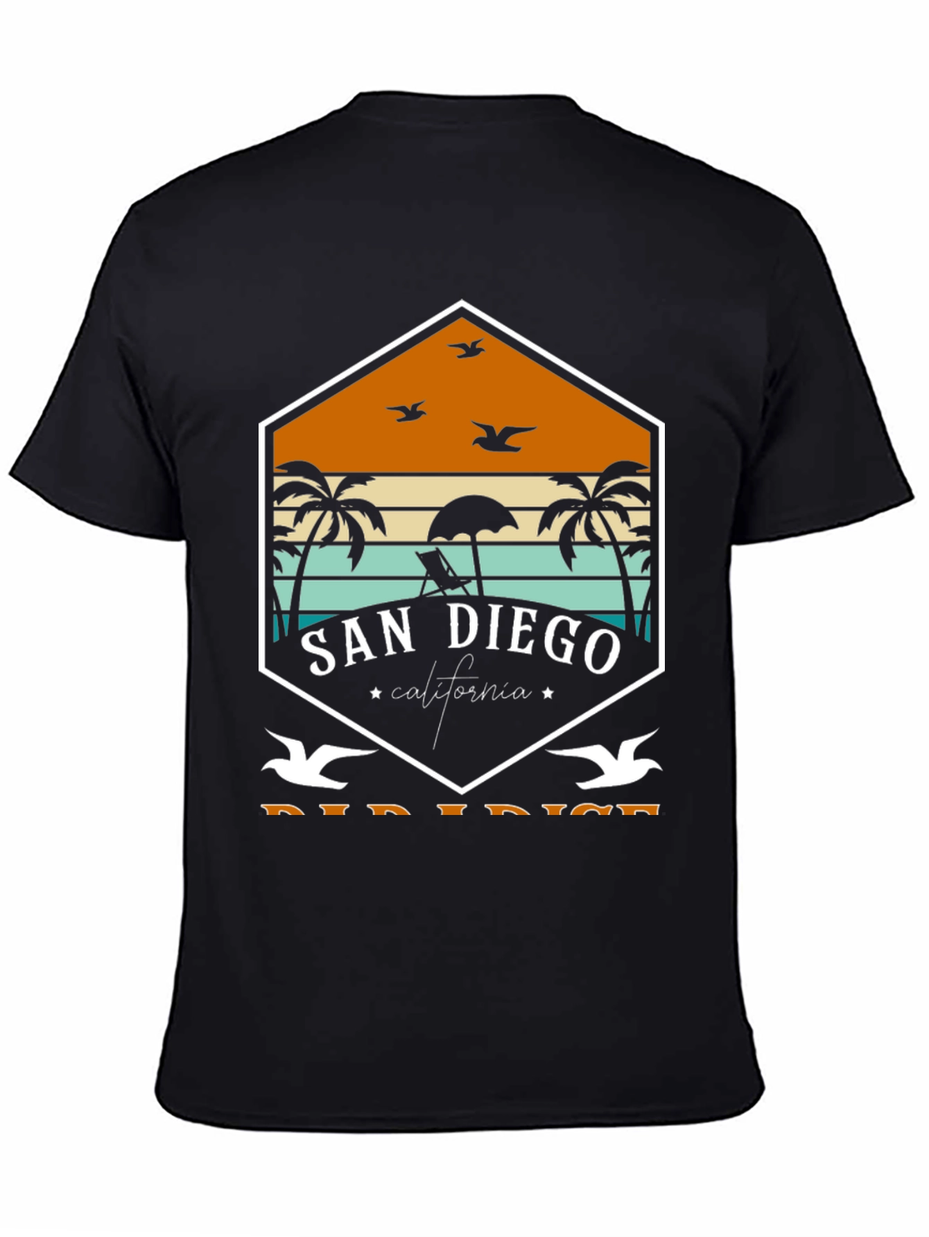 San Diego Paradise Tee - Retro Beach T-Shirt