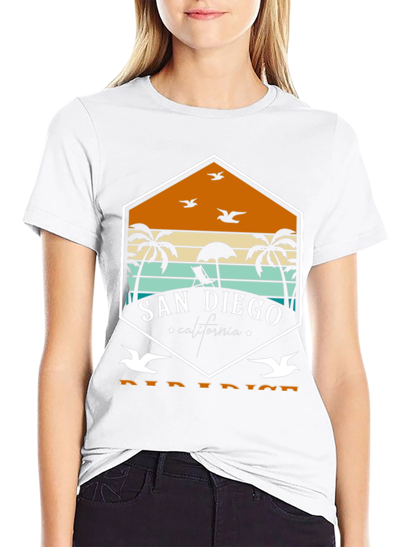 San Diego Paradise Tee - Retro Beach T-Shirt