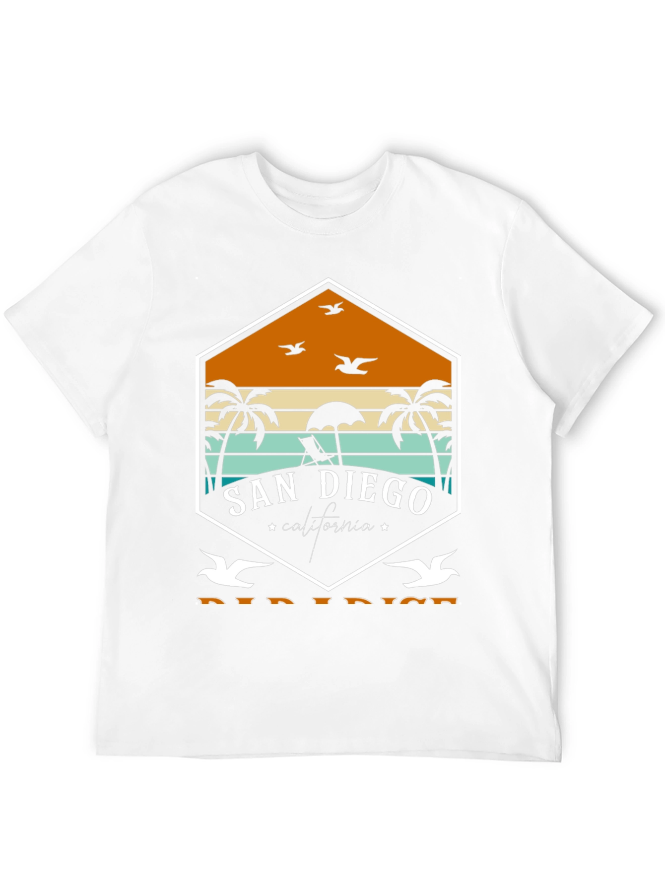 San Diego Paradise Tee - Retro Beach T-Shirt