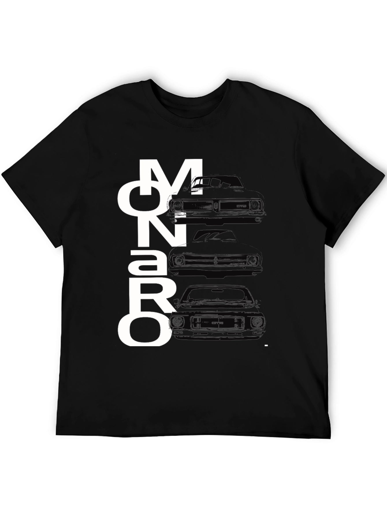 Monaro Car Graphic T-Shirt - Black
