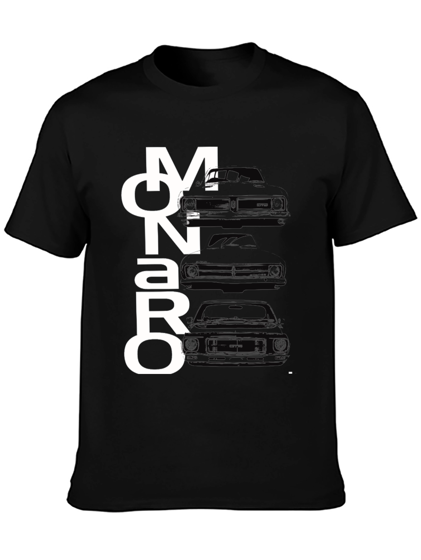 Monaro Car Graphic T-Shirt - Black