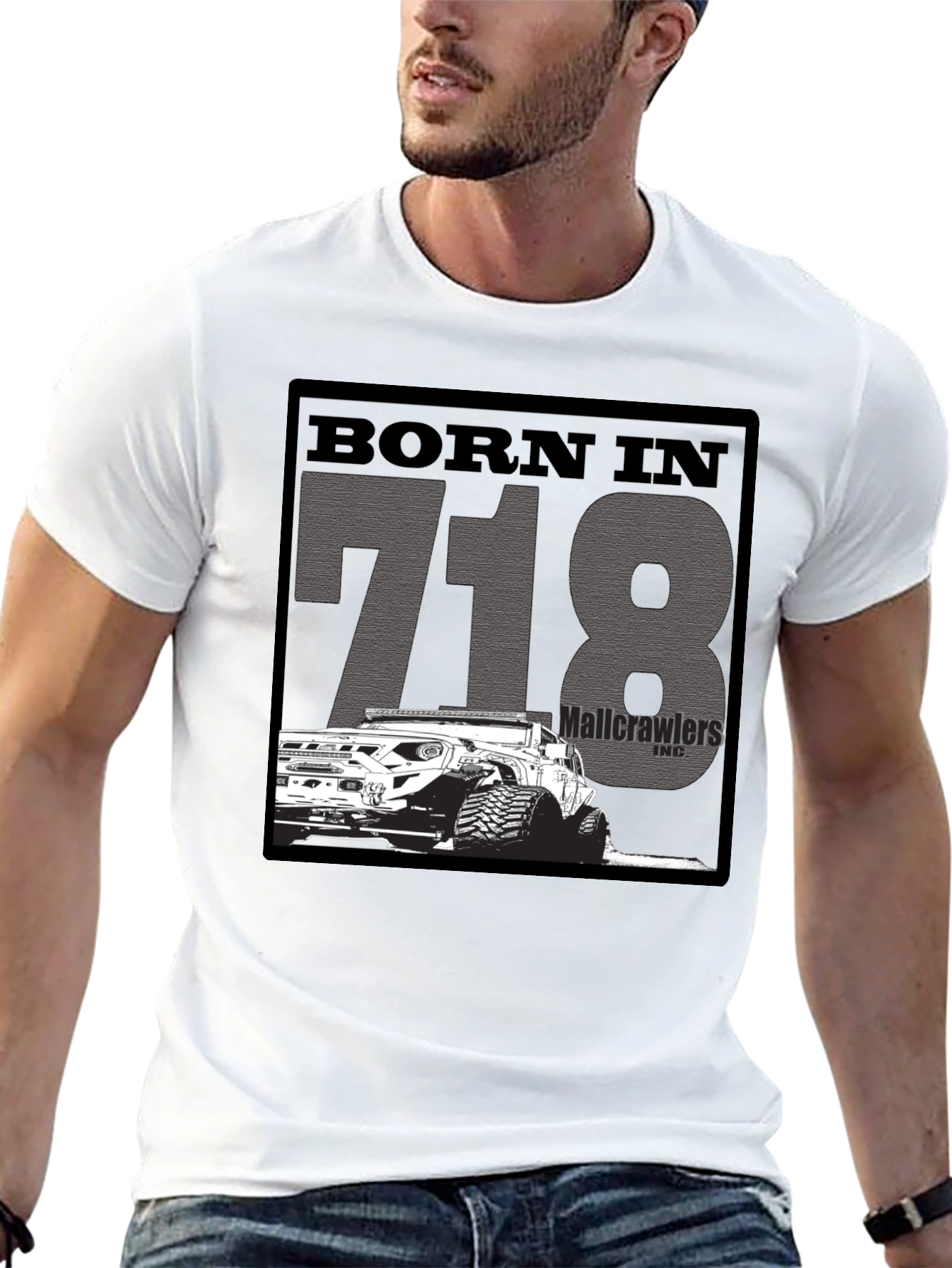 Born In 718 Mallcrawlers T-Shirt
