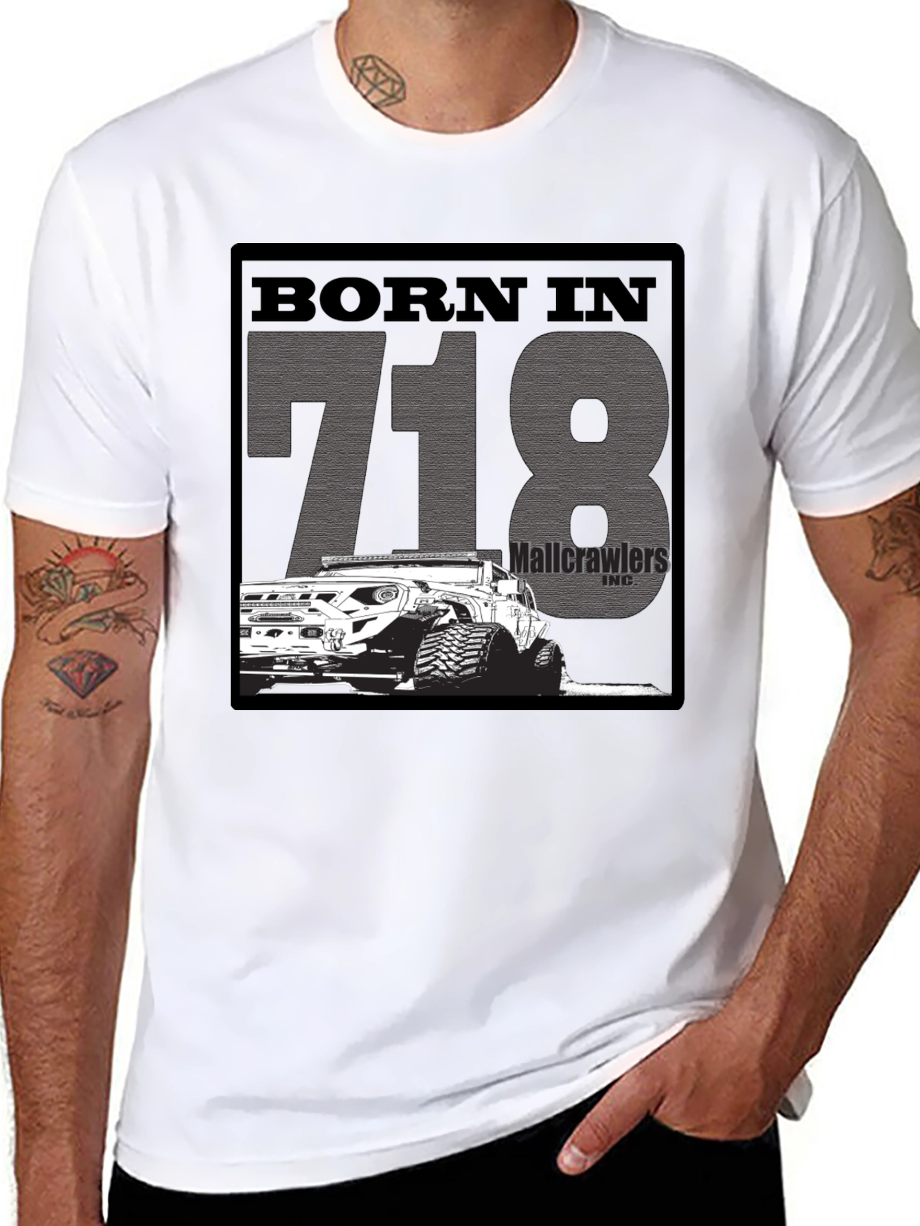 Born In 718 Mallcrawlers T-Shirt