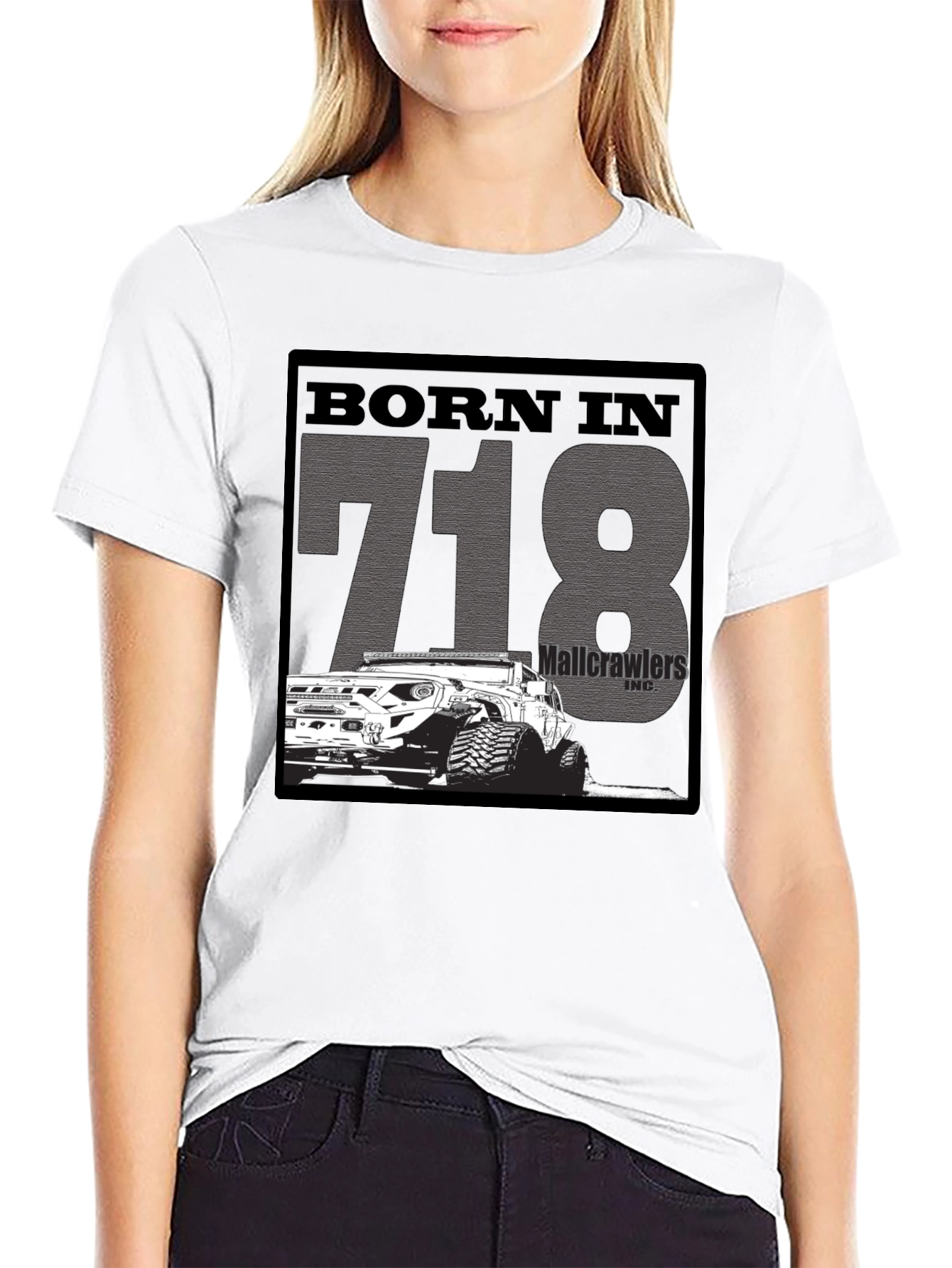 Born In 718 Mallcrawlers T-Shirt
