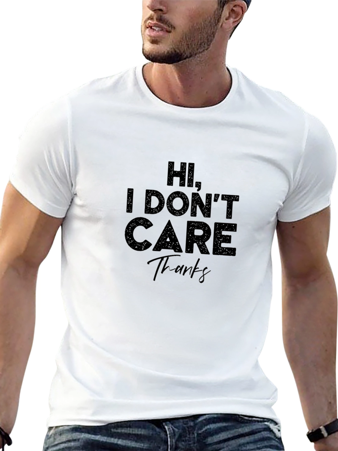 I Dont Care Graphic Tee
