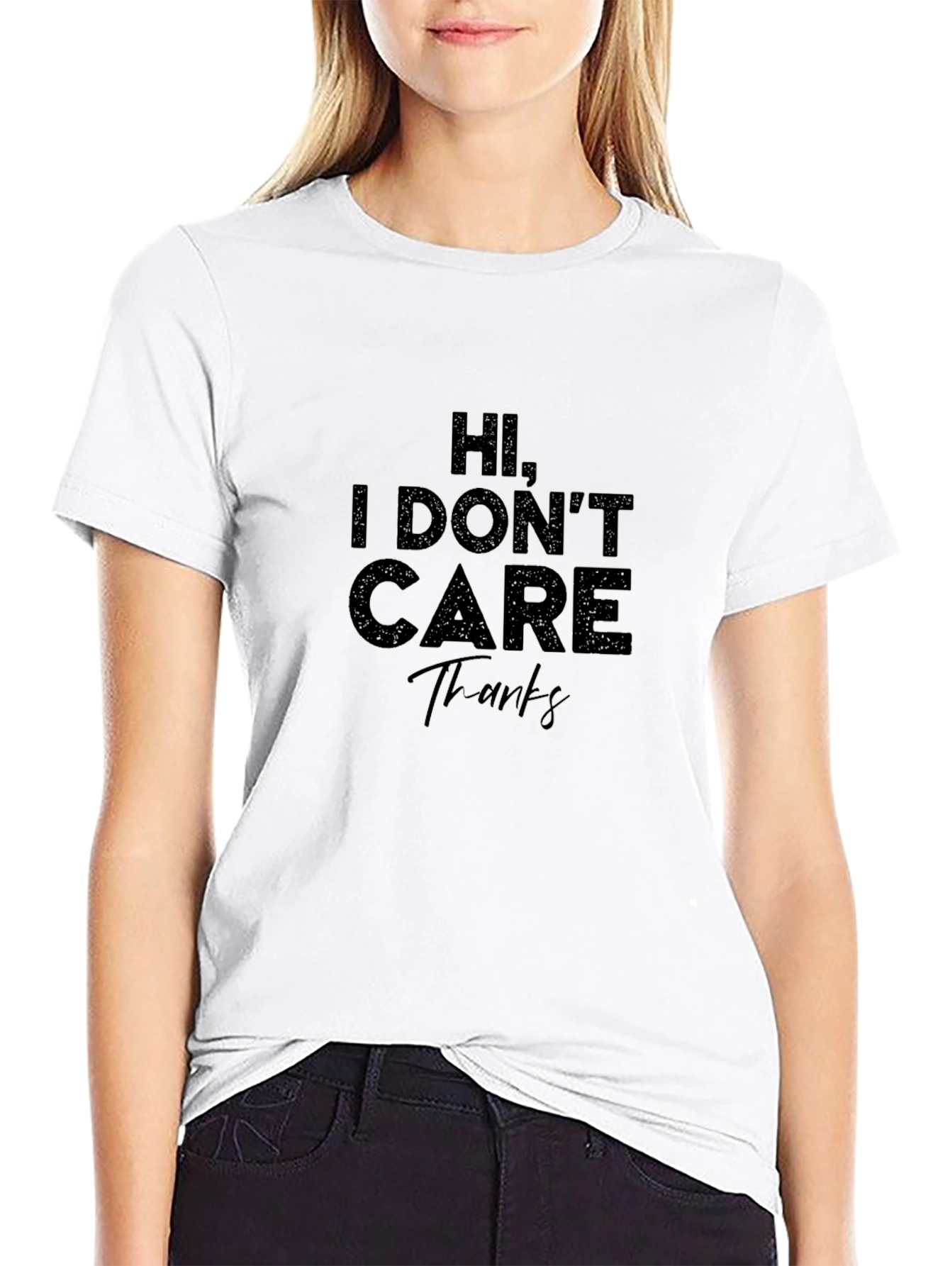 I Dont Care Graphic Tee