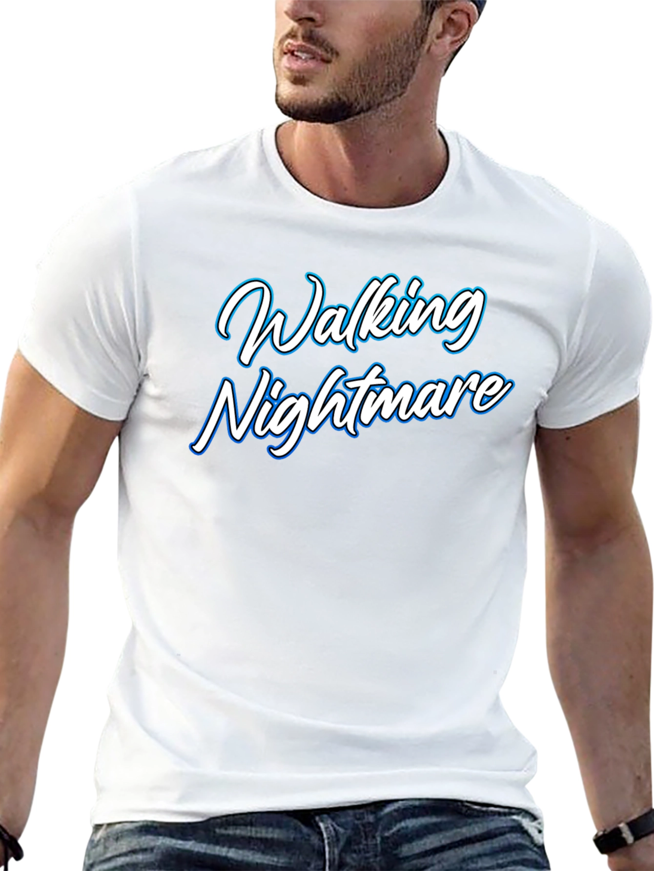 Walking Nightmare Graphic Print T-Shirt