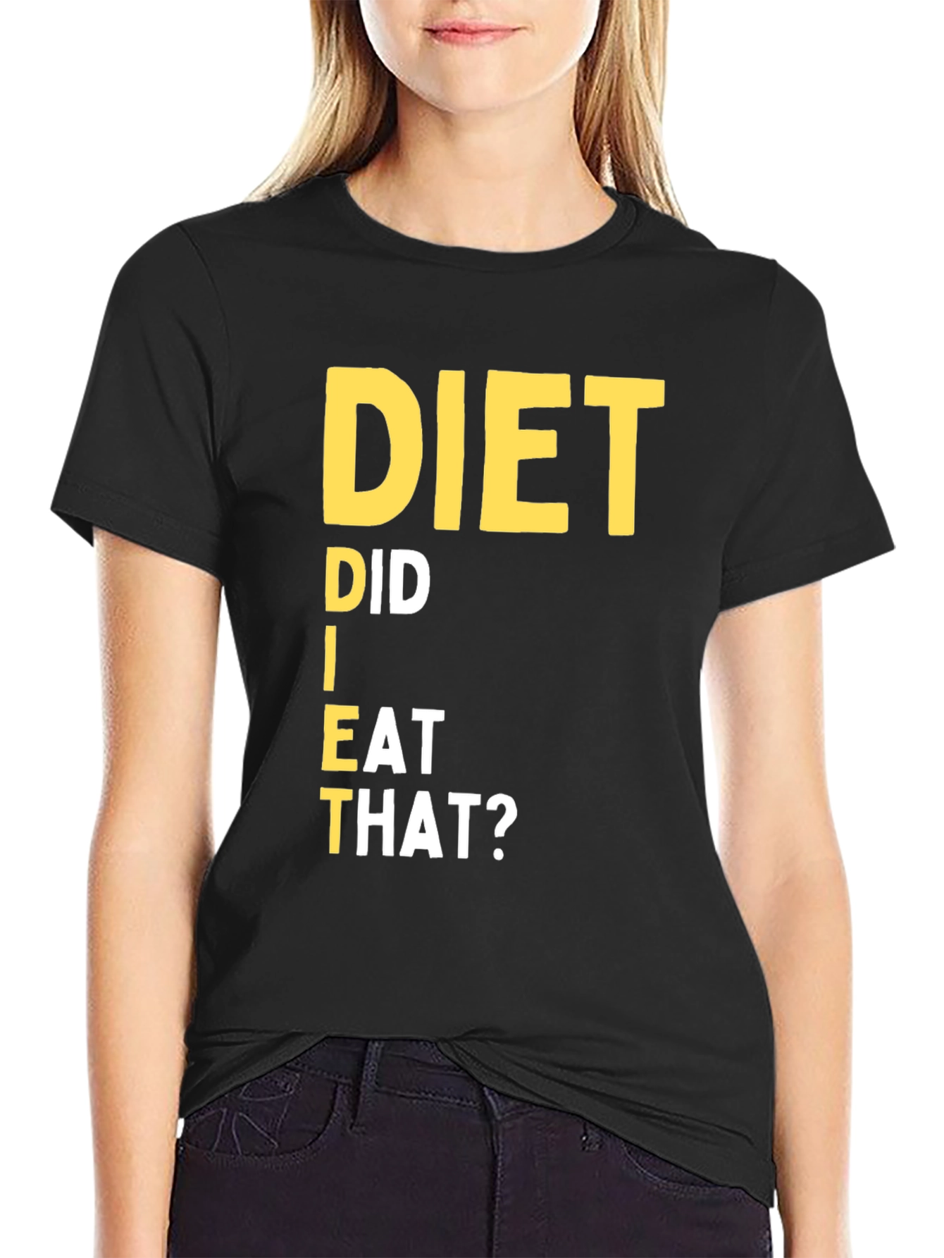 Diet Did I Eat That T-Shirt Black