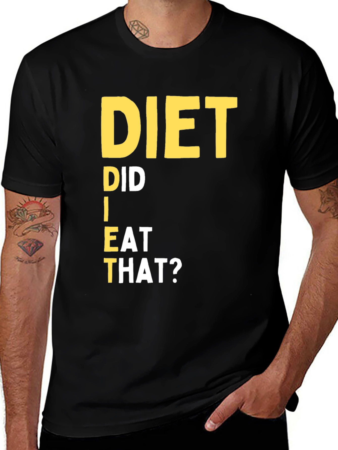 Diet Did I Eat That T-Shirt Black