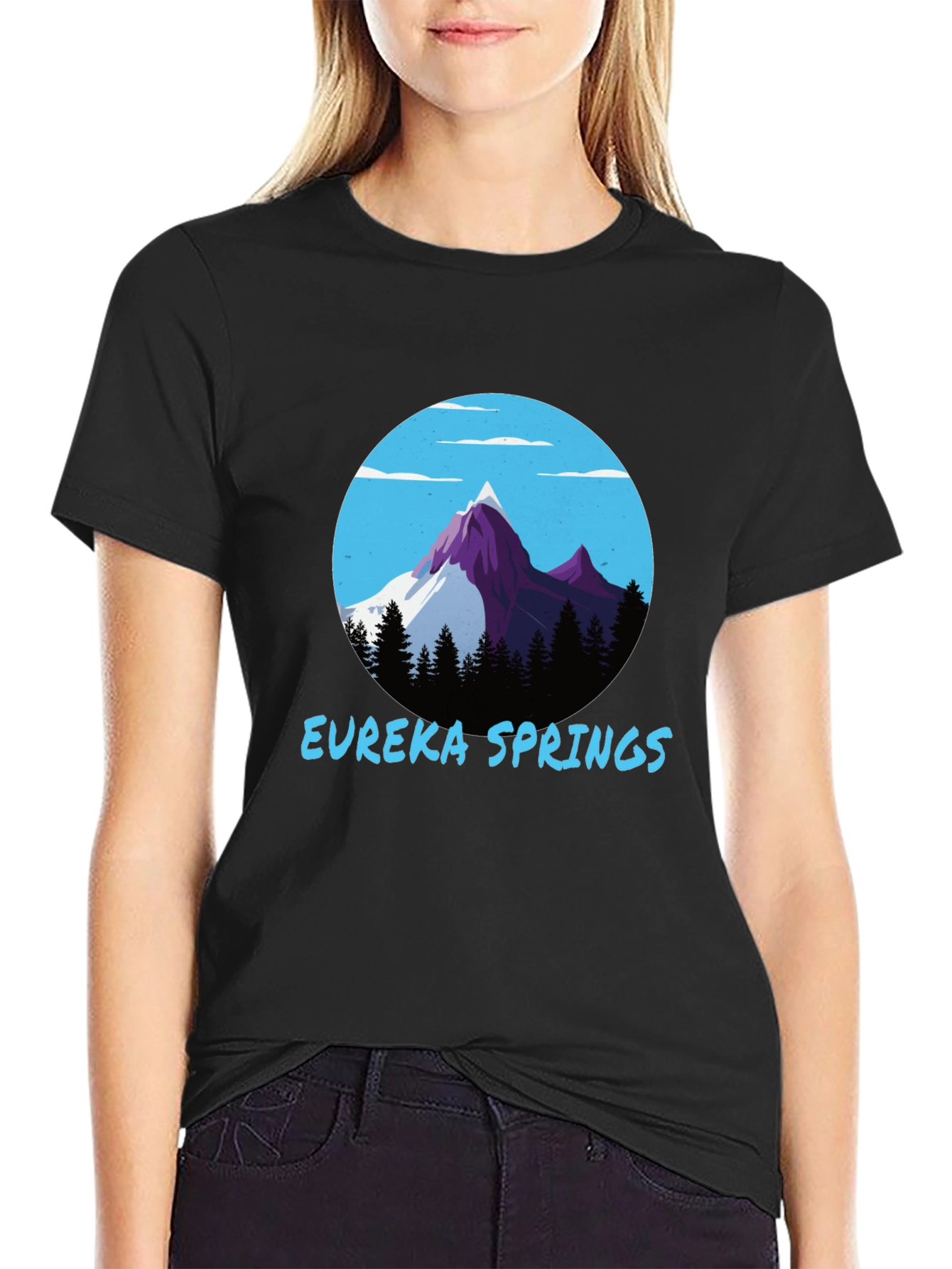 Eureka Springs Mountain Graphic Tee