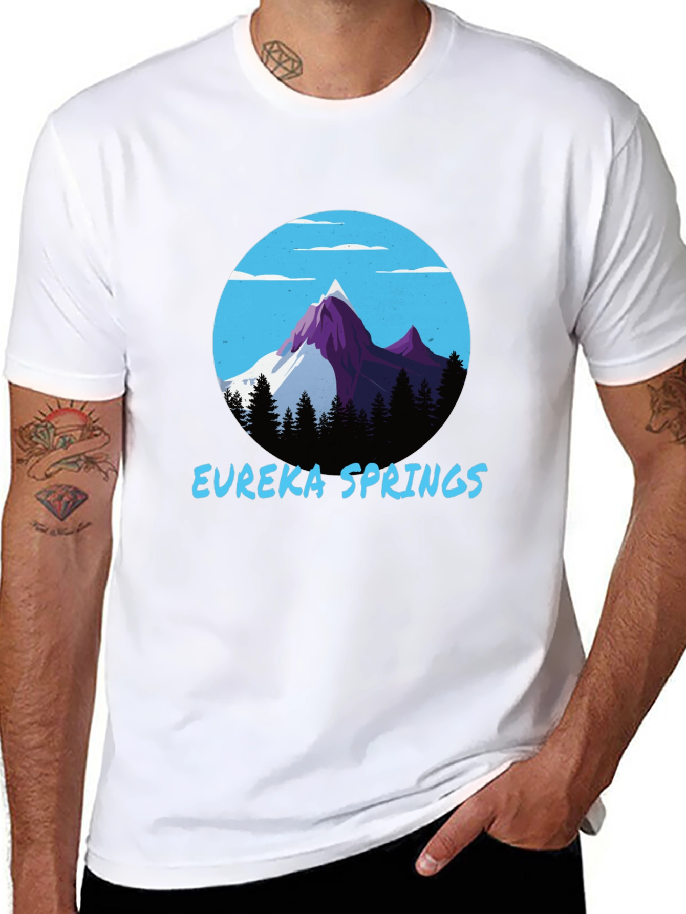 Eureka Springs Mountain Graphic Tee