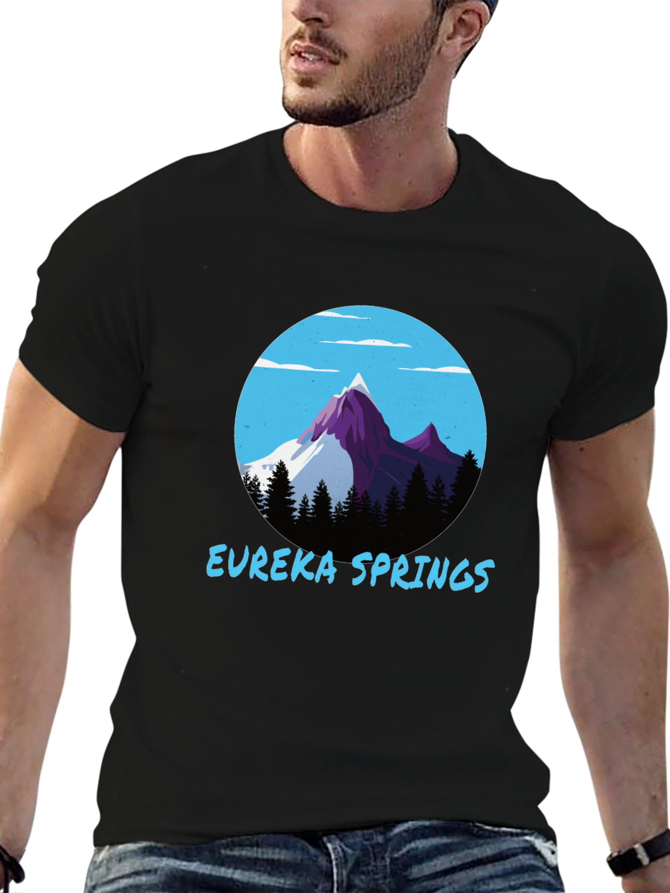 Eureka Springs Mountain Graphic Tee