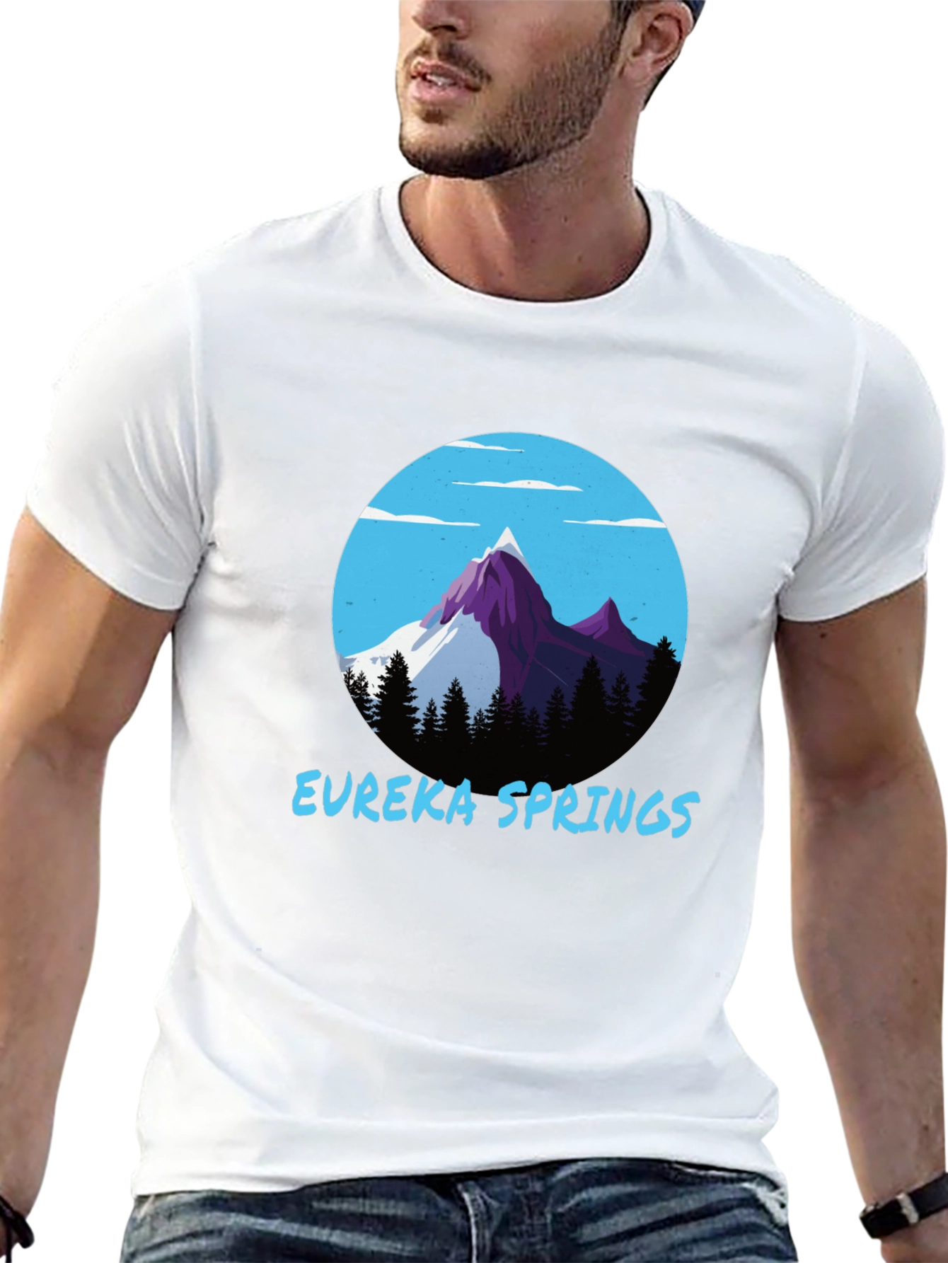 Eureka Springs Mountain Graphic Tee