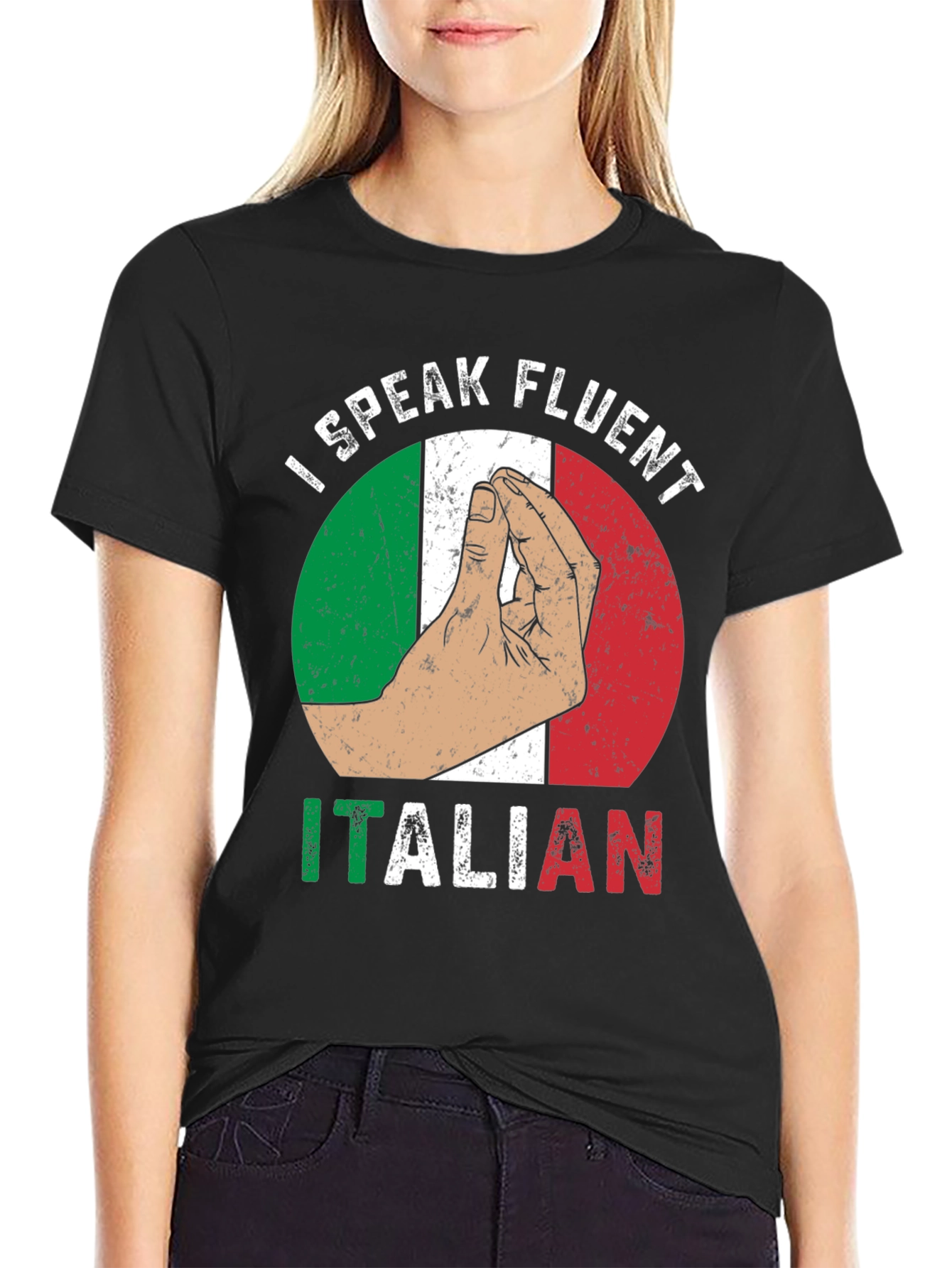 I Speak Fluent Italian Graphic T-Shirt