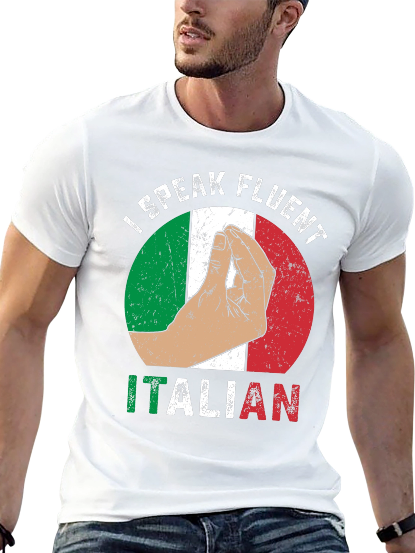 I Speak Fluent Italian Graphic T-Shirt