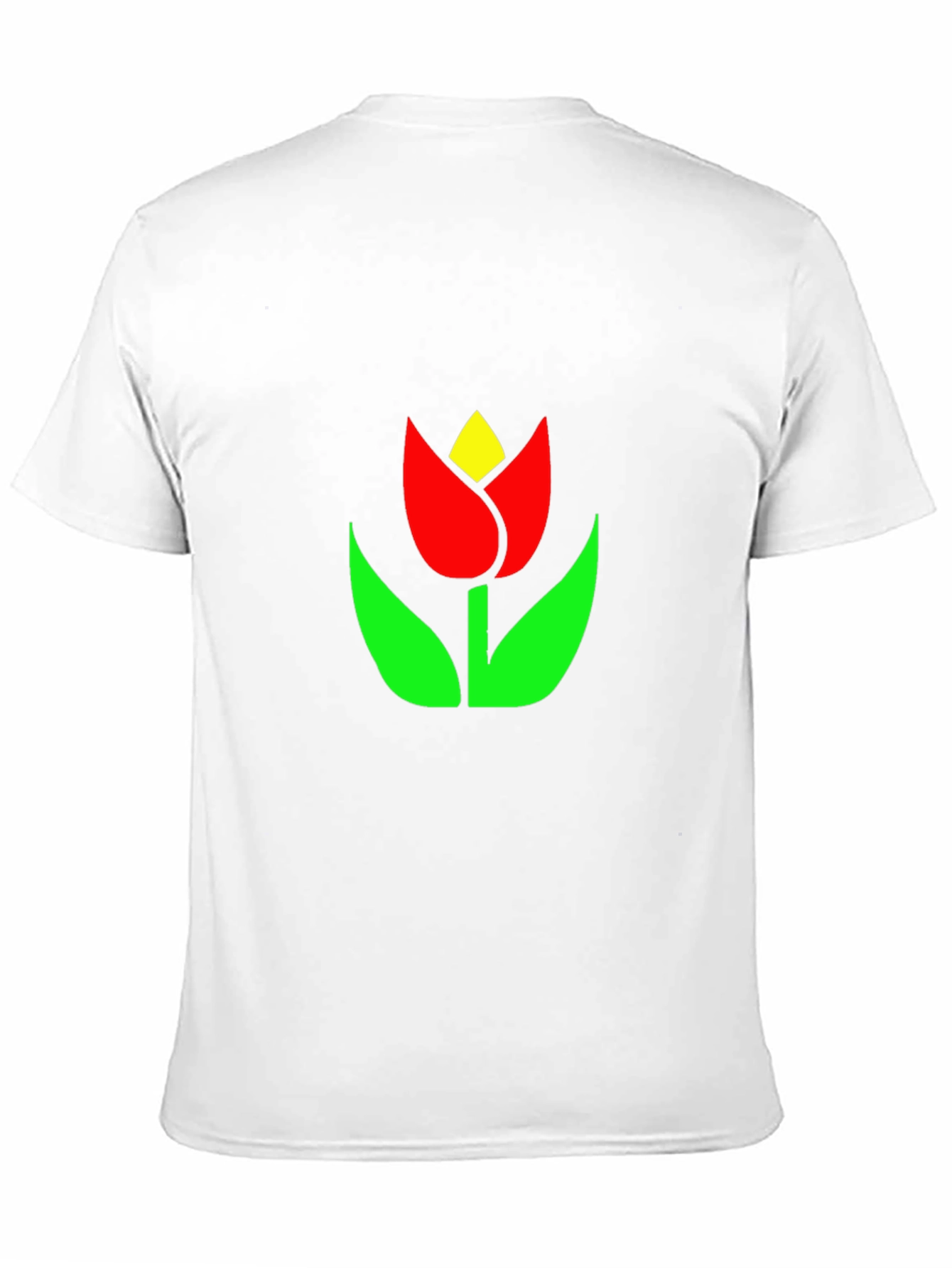 Black Tulip Graphic Tee - Stylish Comfort
