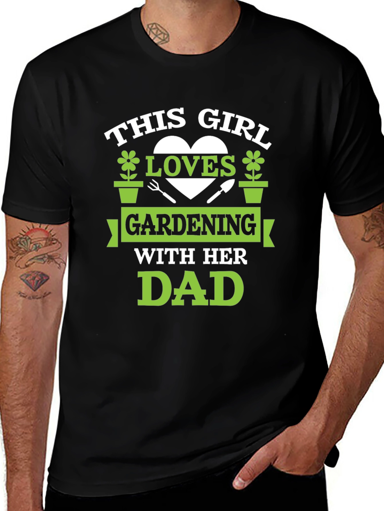 This Girl Loves Gardening with Her Dad T-Shirt