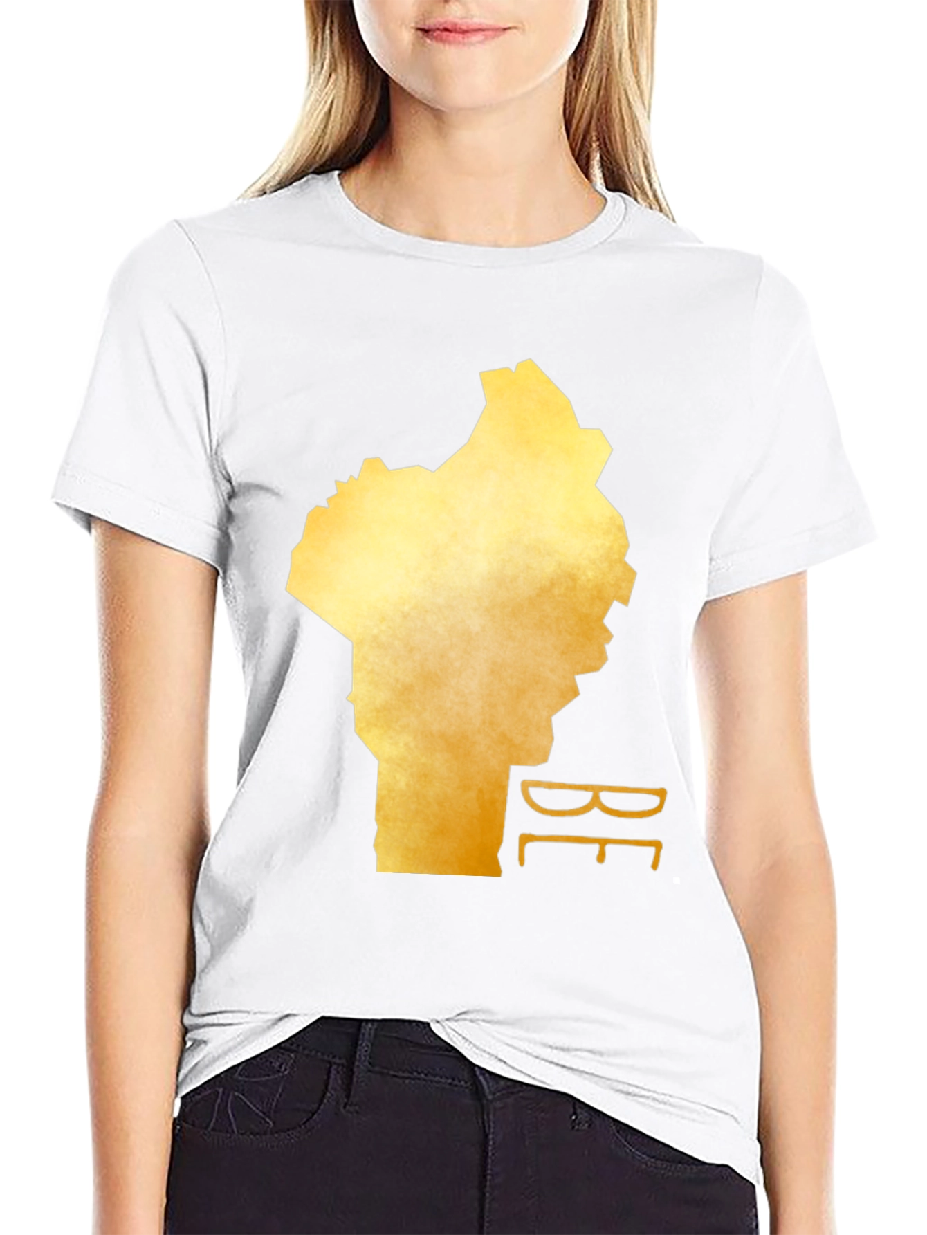 Benin Map T-Shirt - Black