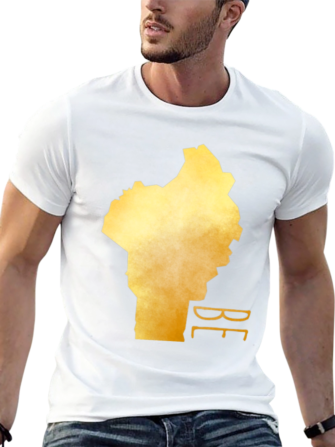 Benin Map T-Shirt - Black