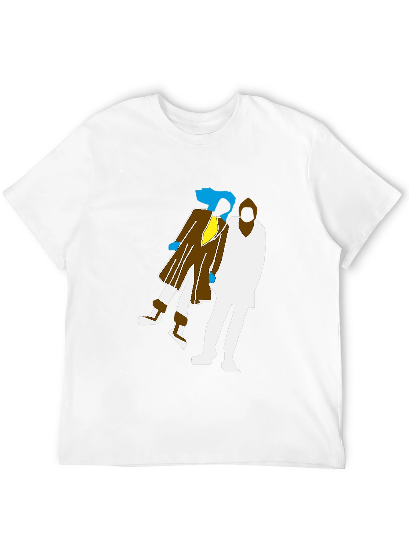 Retro Graphic Print Black T-Shirt