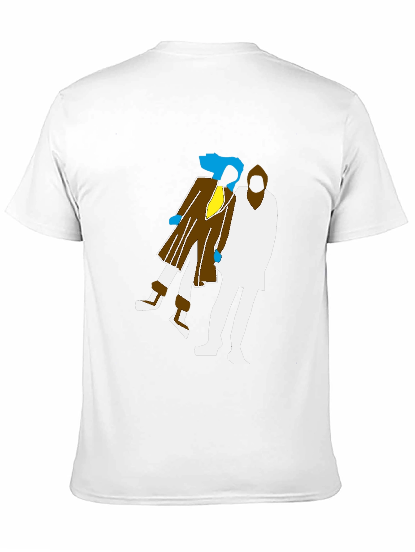 Retro Graphic Print Black T-Shirt
