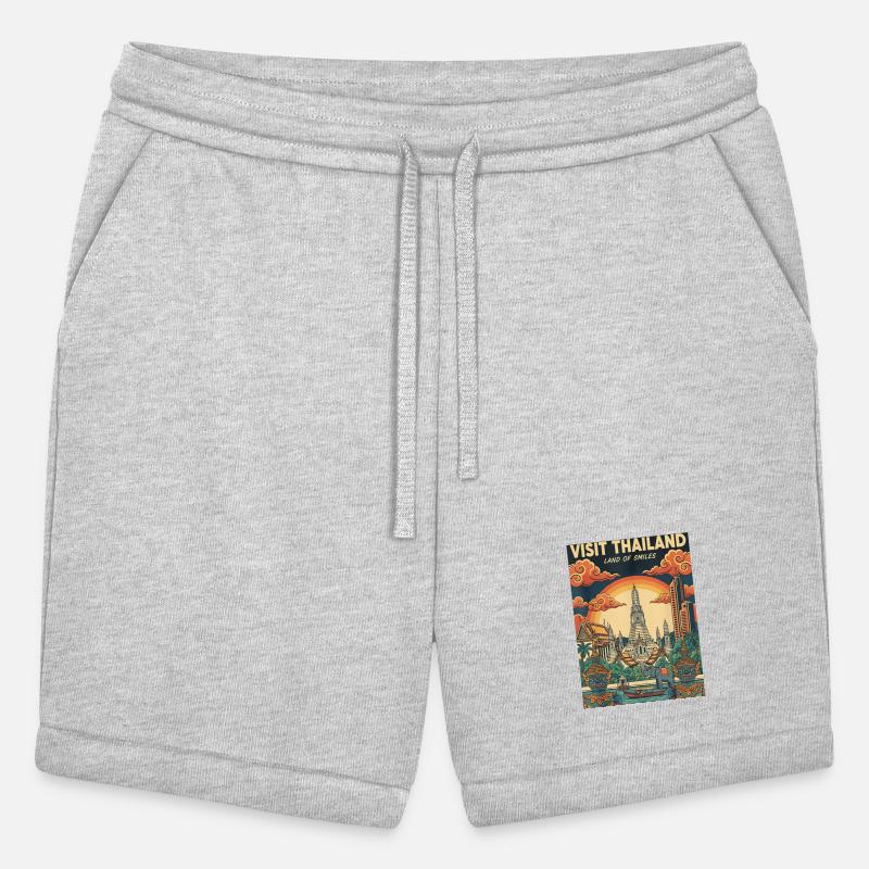 Thai Land of Smiles Sunset Illustration