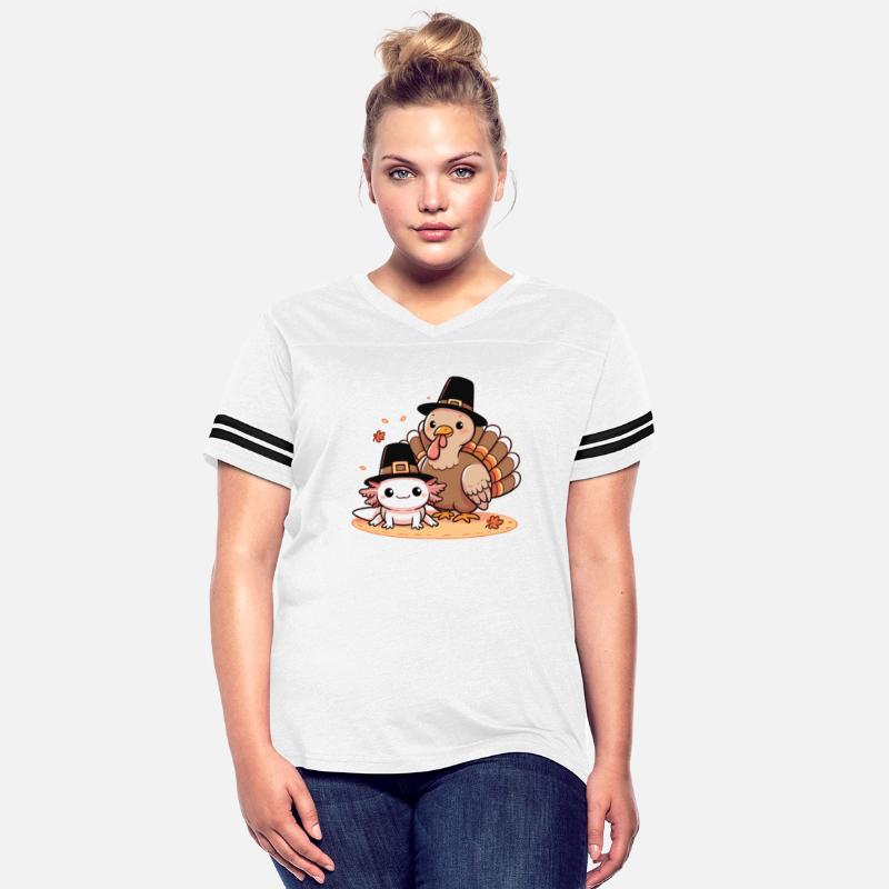 Thanksgiving Day Outfit Axolotl Turkey Pilgrim Hat