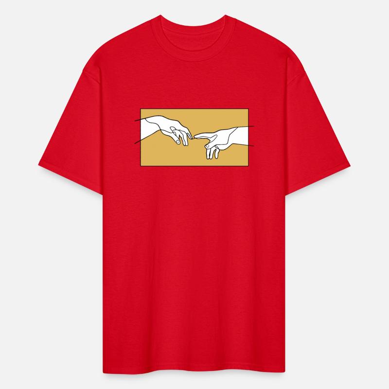 The Creation of Adam hands