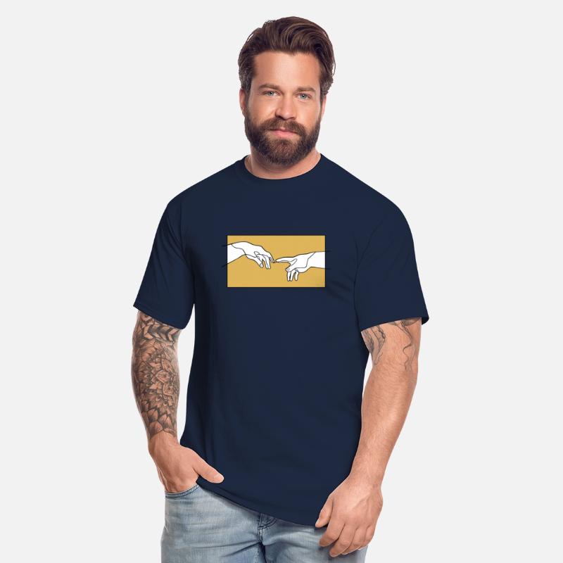 The Creation of Adam hands