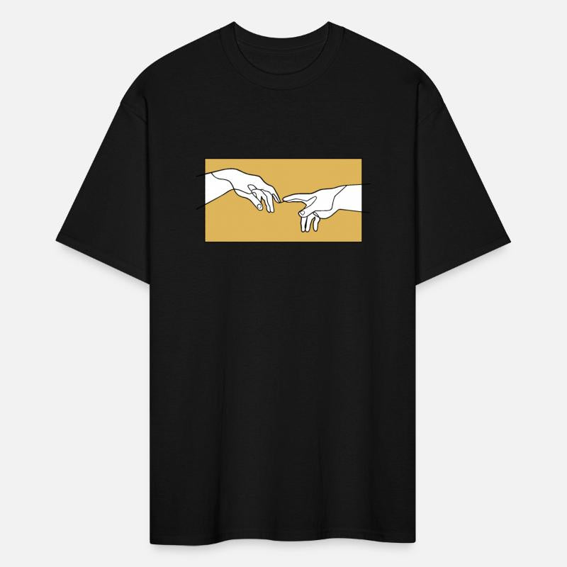 The Creation of Adam hands