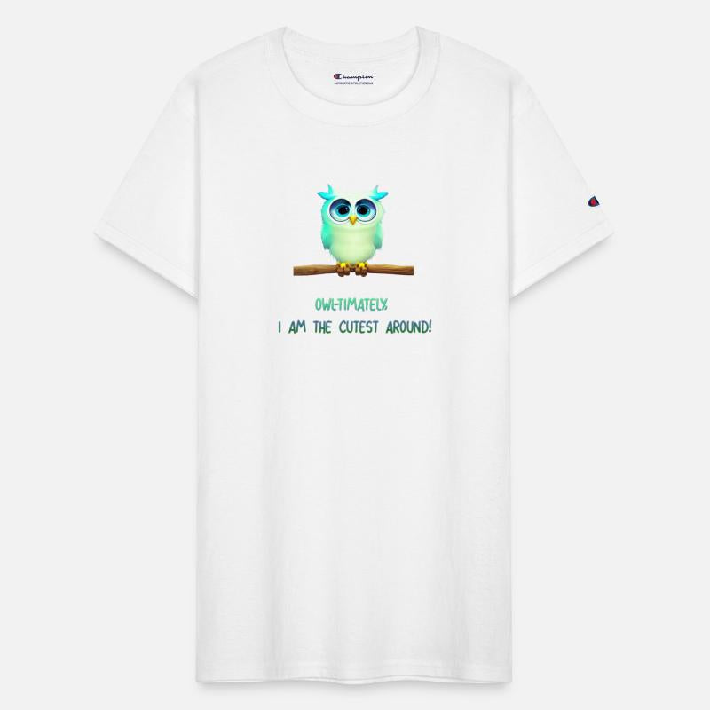 The cutest around owl illustration