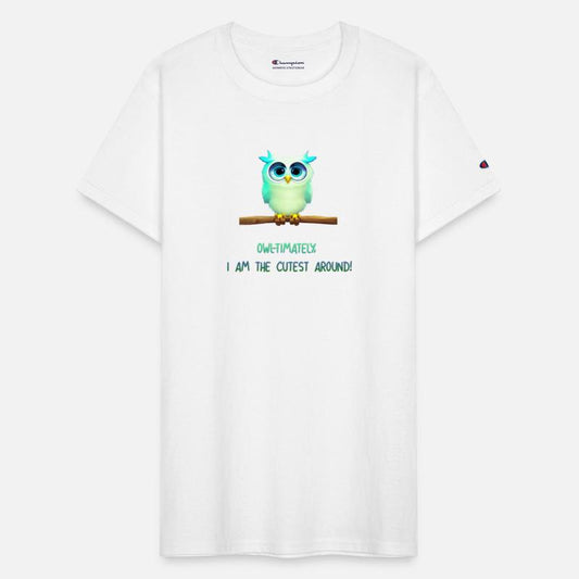 The cutest around owl illustration