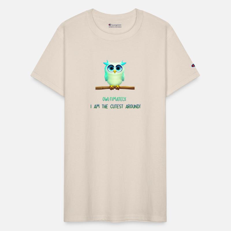 The cutest around owl illustration