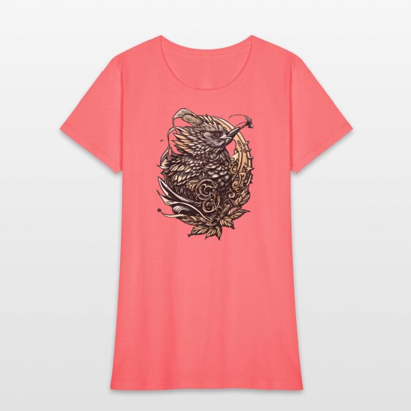 The Golden Gray Bird in a Golden Garland