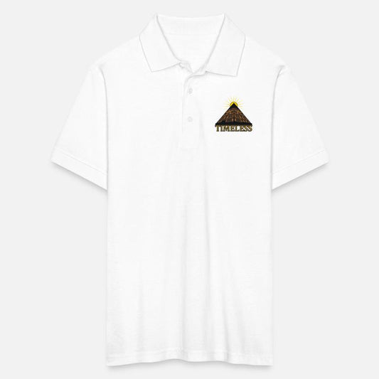 The silhouette of an ancient Egyptian pyramid