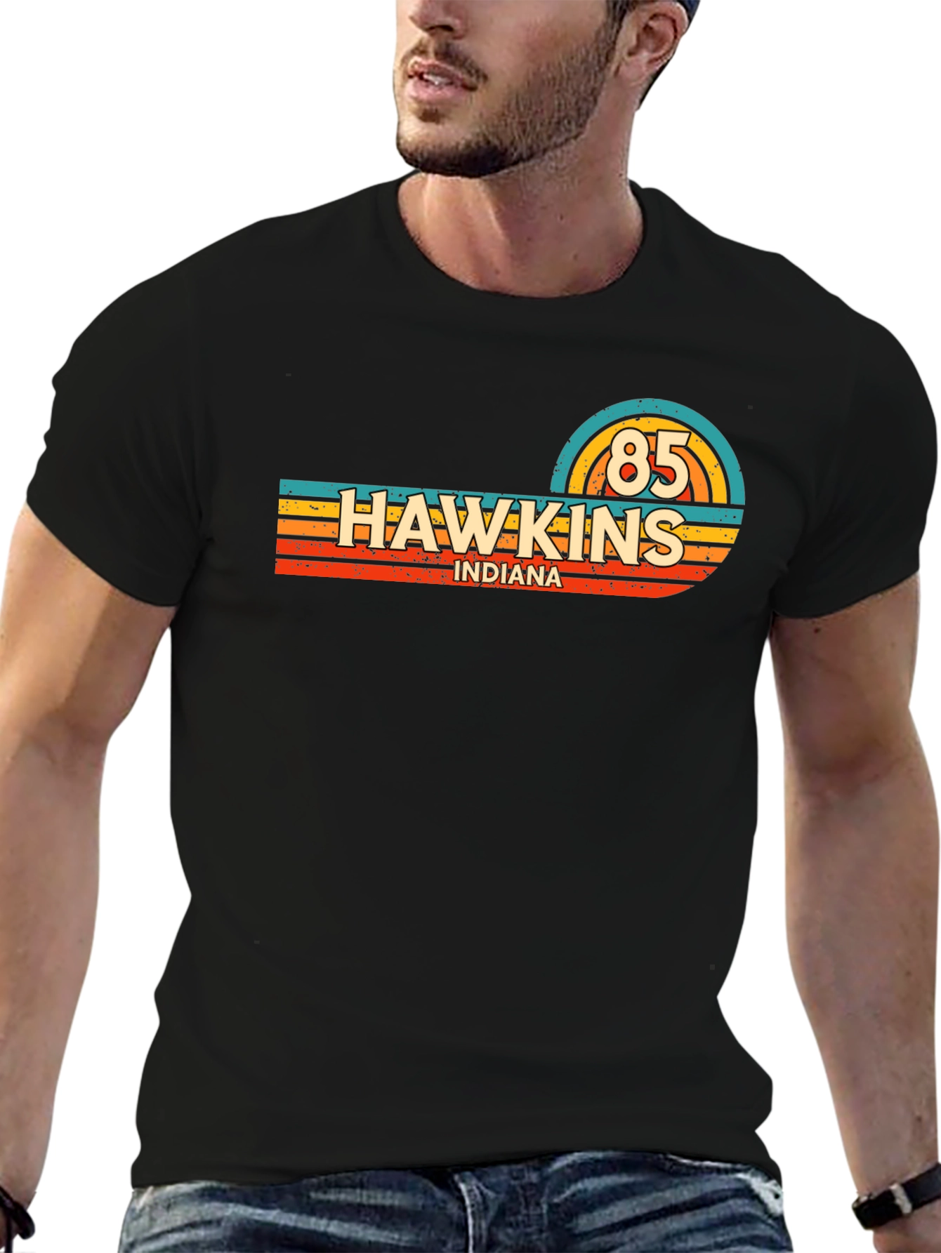 Hawkins Indiana 85 Graphic Tee