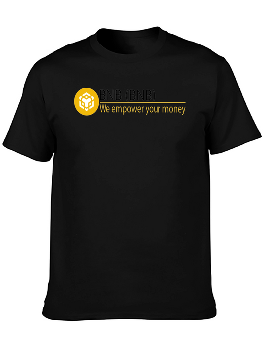 BNB Cryptocurrency Black T-Shirt
