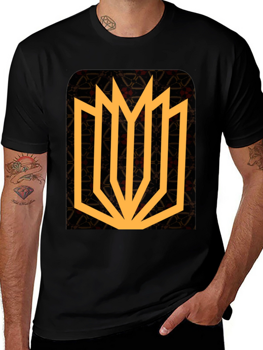 Geometric Graphic Tee - Stylish Casual Wear