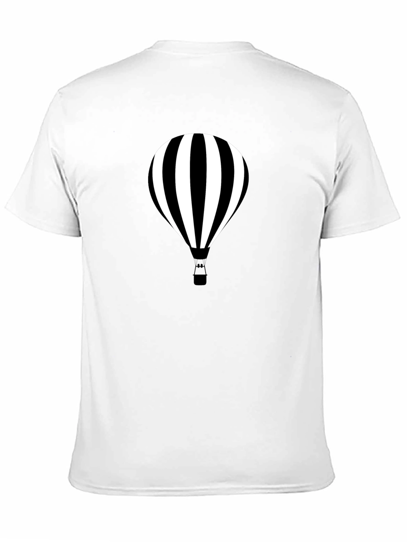 Striped Hot Air Balloon Graphic Tee