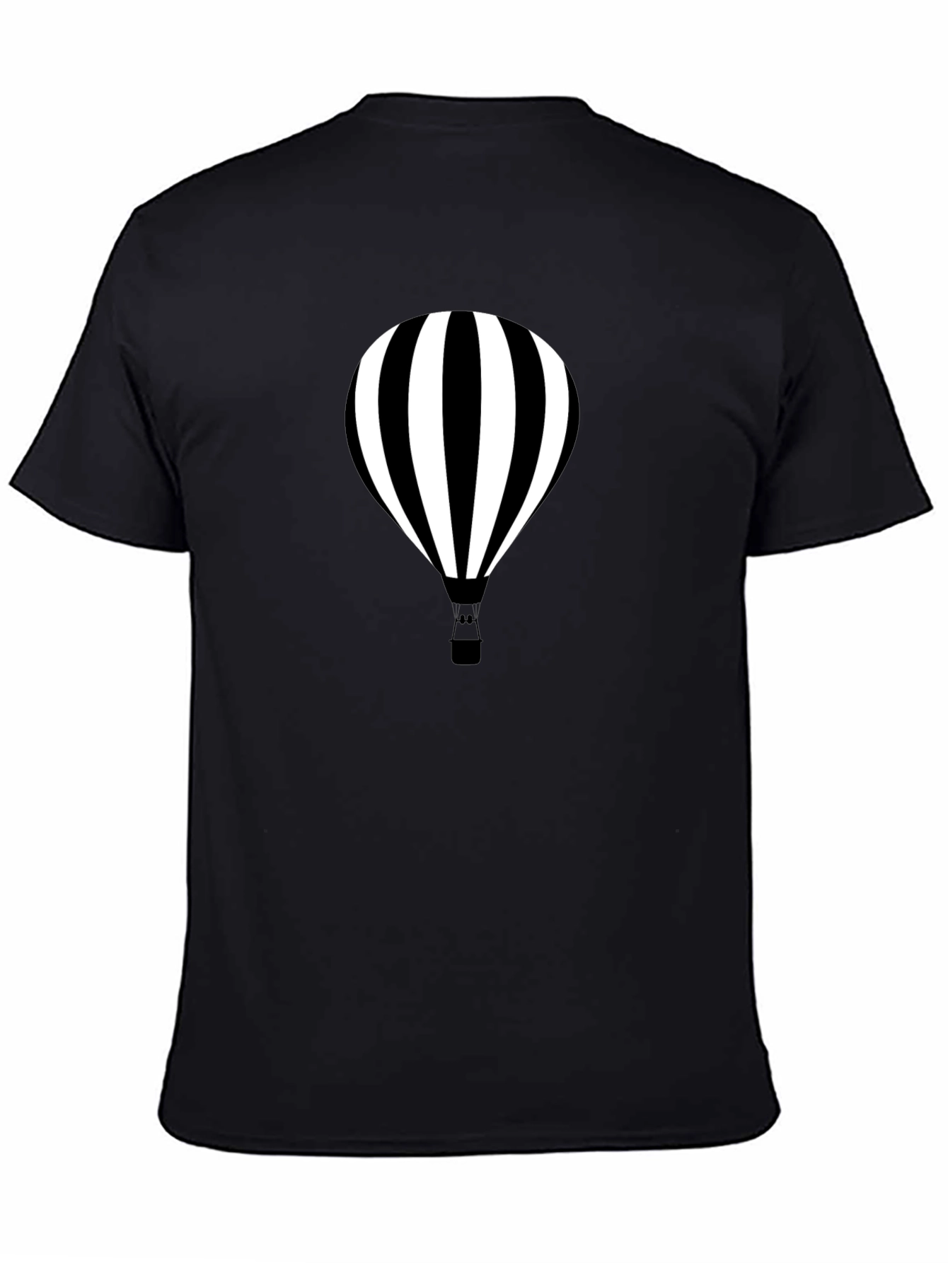 Striped Hot Air Balloon Graphic Tee
