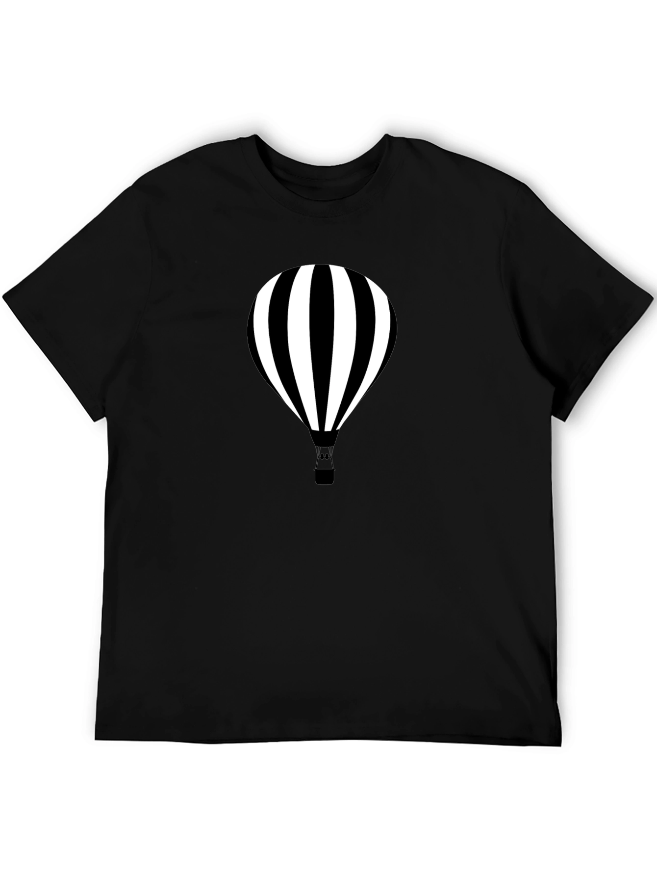 Striped Hot Air Balloon Graphic Tee