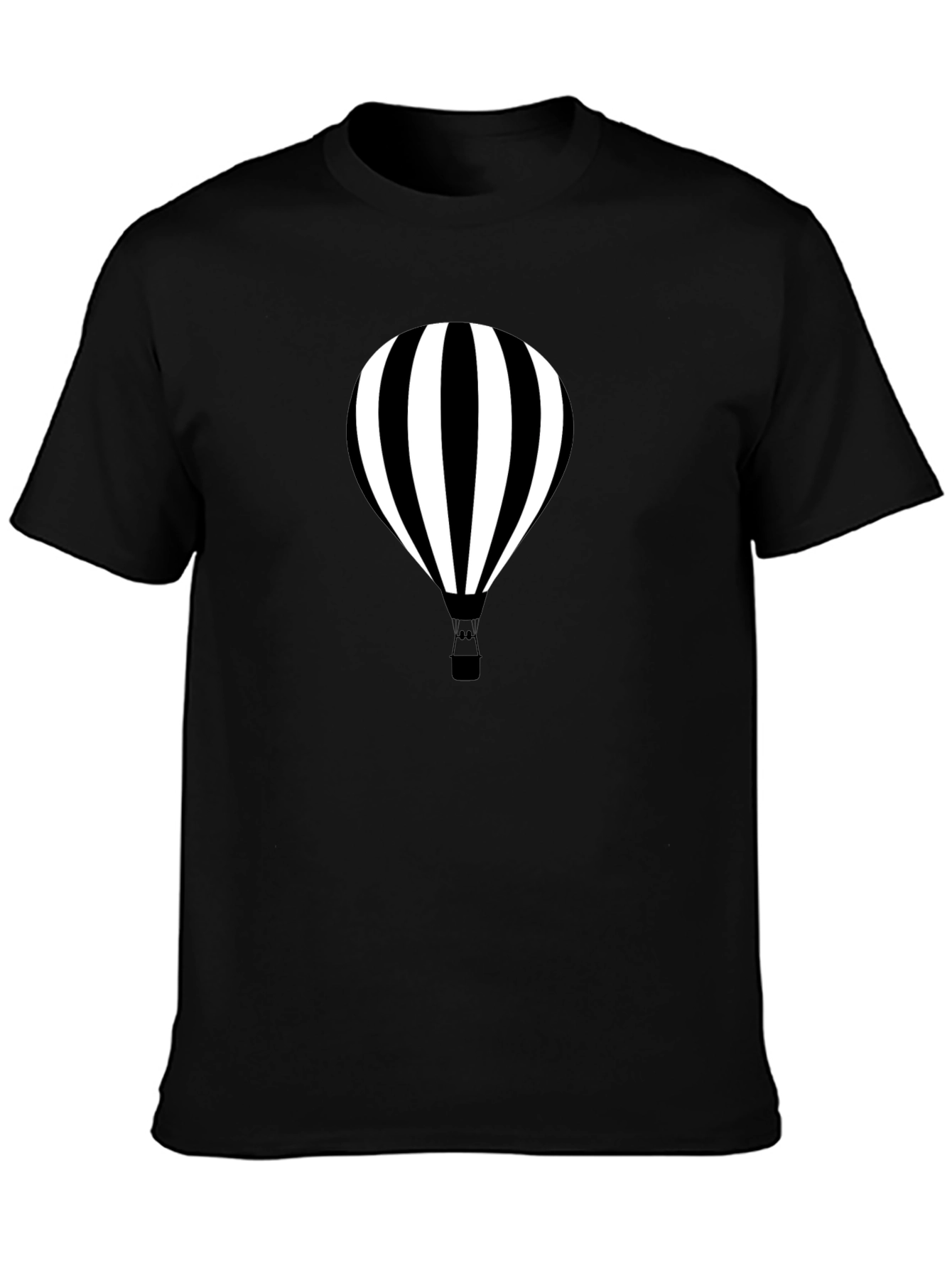 Striped Hot Air Balloon Graphic Tee