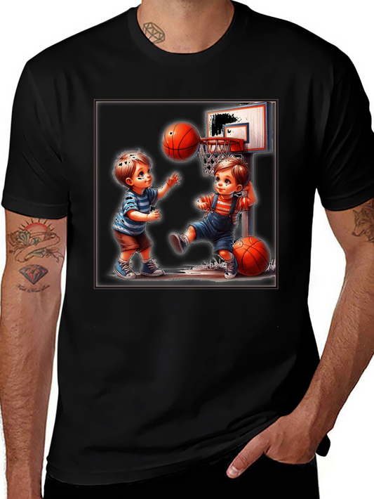 Boys Basketball Graphic T-Shirt