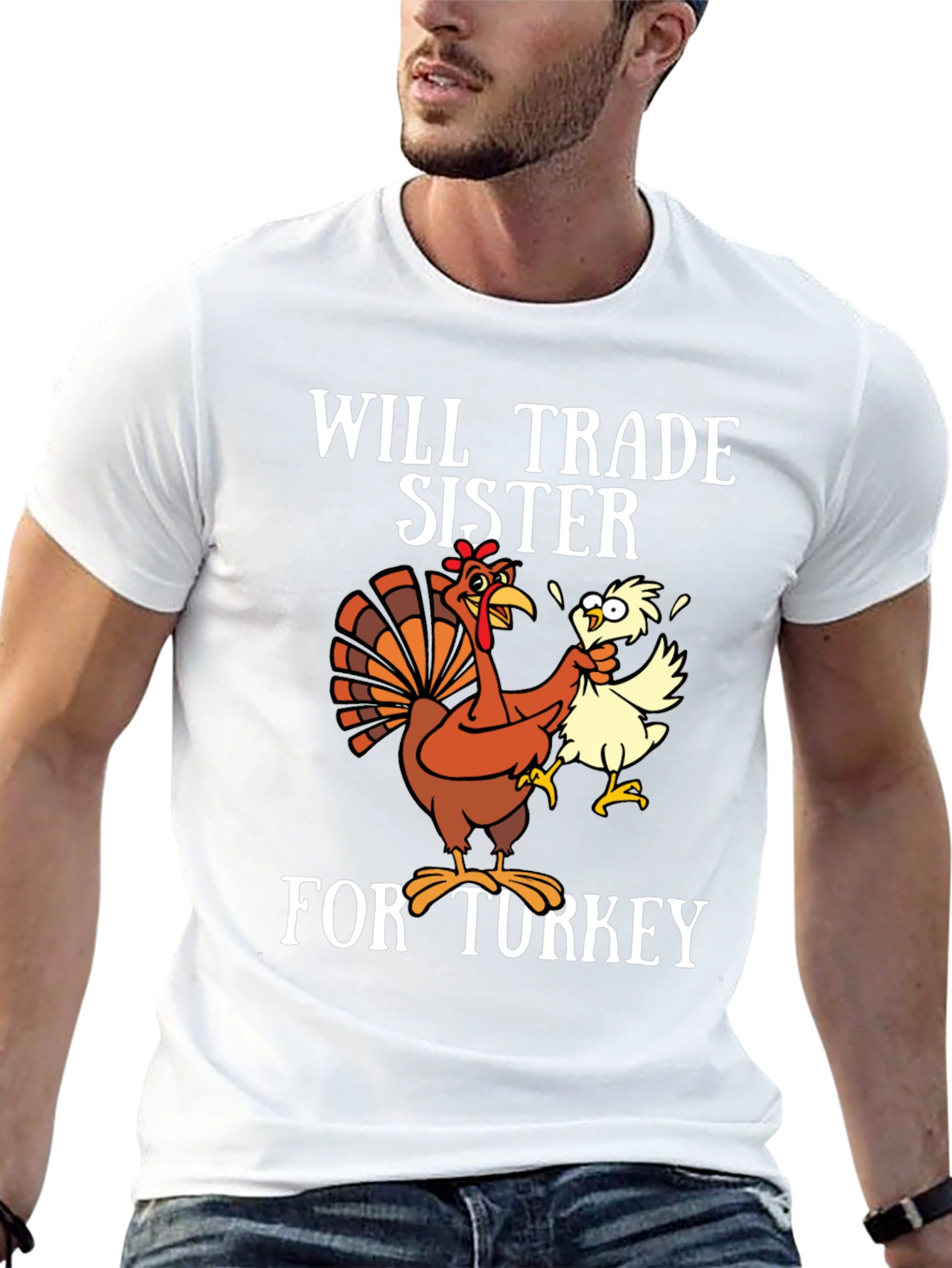 Will Trade Sister For Turkey T-Shirt - Thanksgiving