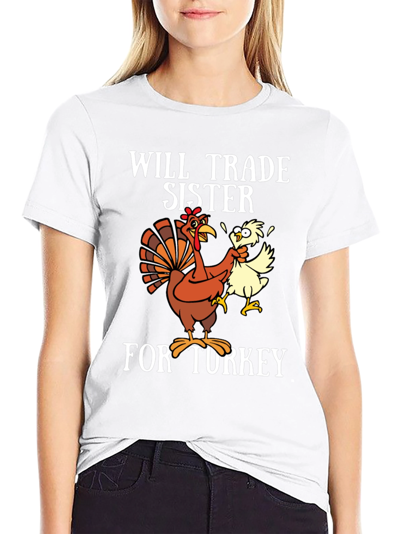 Will Trade Sister For Turkey T-Shirt - Thanksgiving