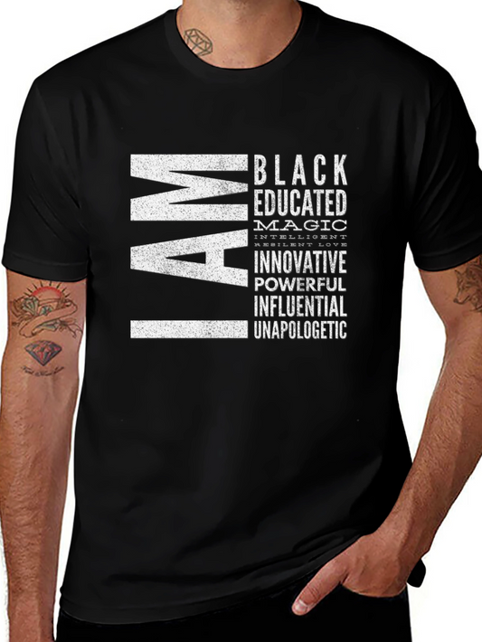Black Educated Magic T-Shirt