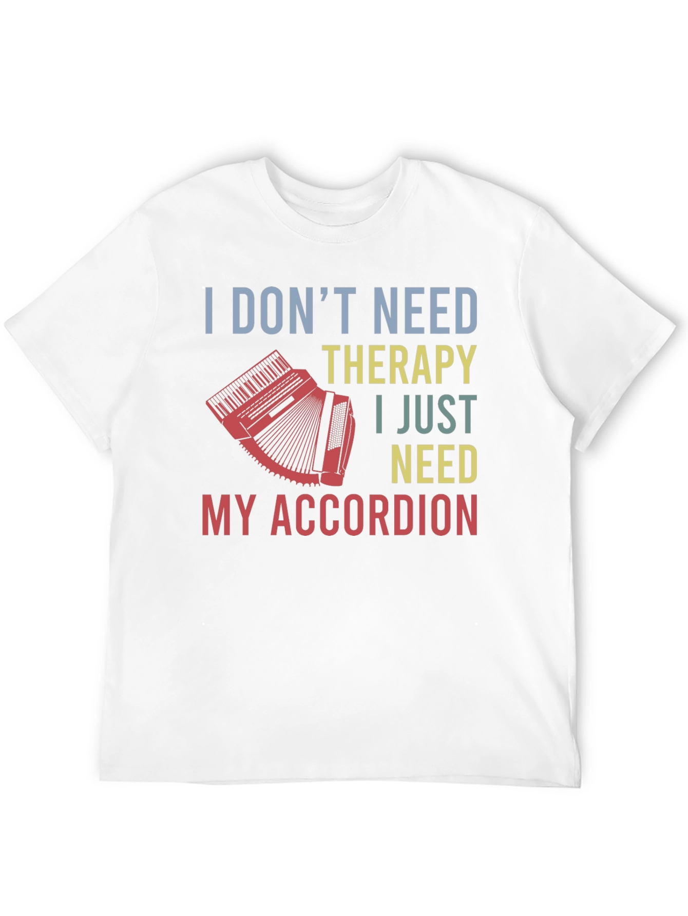 Accordion Therapy T-Shirt - Musician Gift