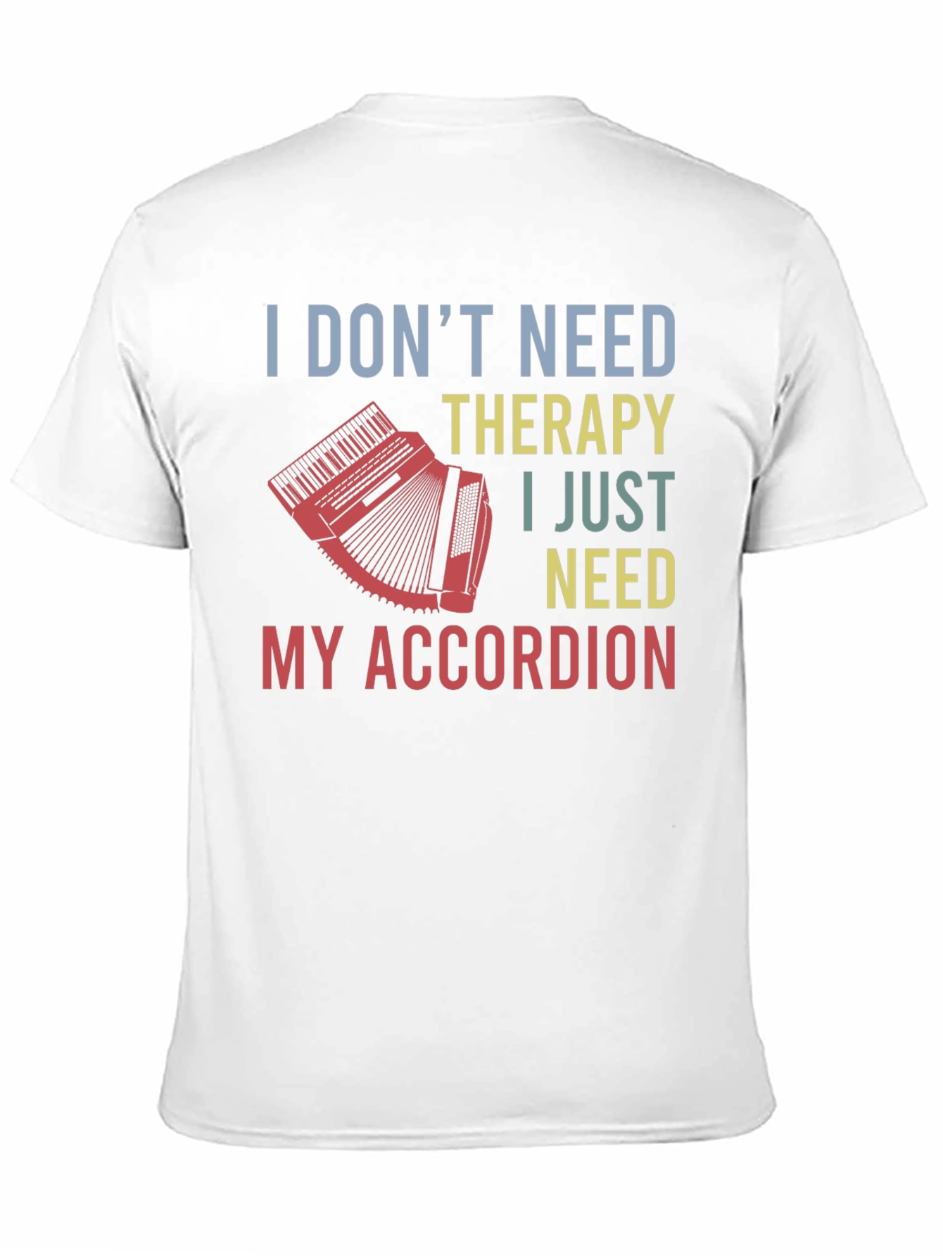 Accordion Therapy T-Shirt - Musician Gift